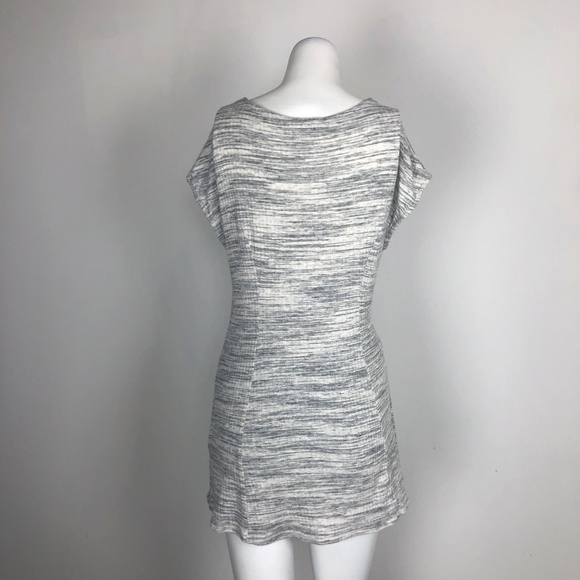 Everleigh Heathered Gray Tie Front Tunic Top - Picture 8 of 8